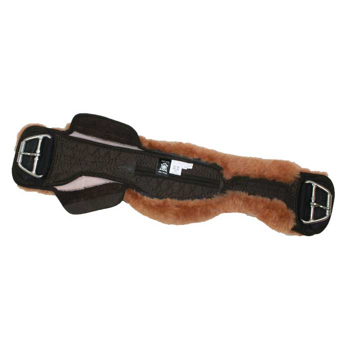 Mattes Asymmetric Western Cinch Quilted Sheepskin Cover