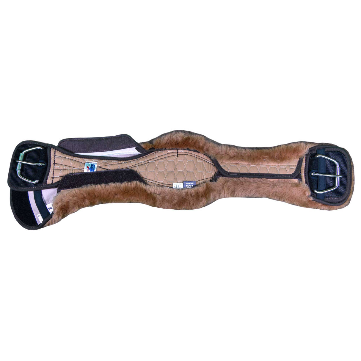 Mattes Anatomic Western Cinch Quilted Sheepskin Cover