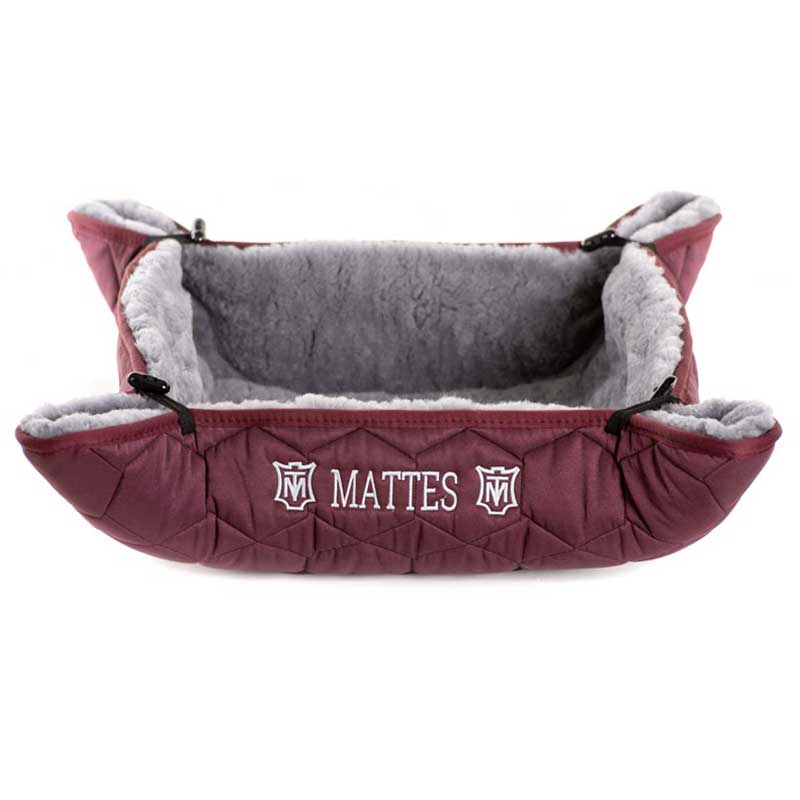 Mattes Dog Bed, Version 2 with Short Sheepskin Loft
