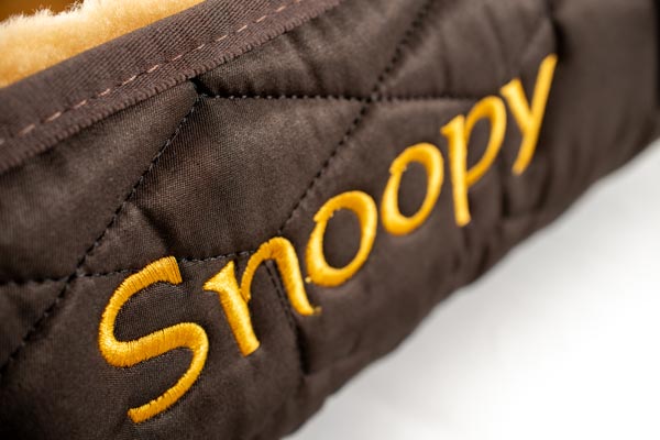 Mattes Dog Bed, Version 2 with Short Sheepskin Loft
