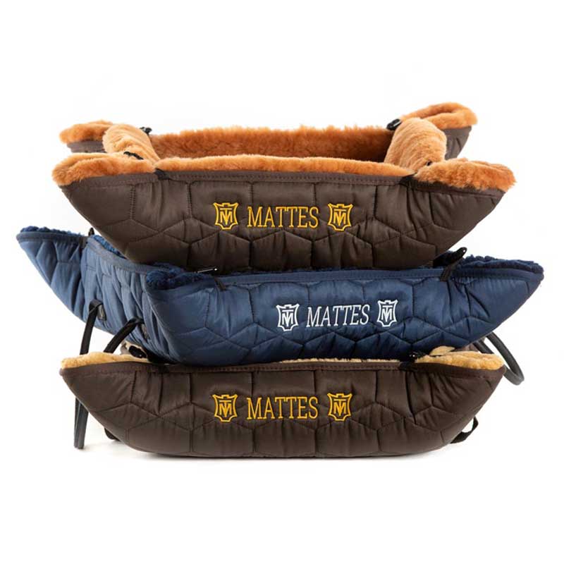 Mattes Dog Bed, Version 2 with Short Sheepskin Loft