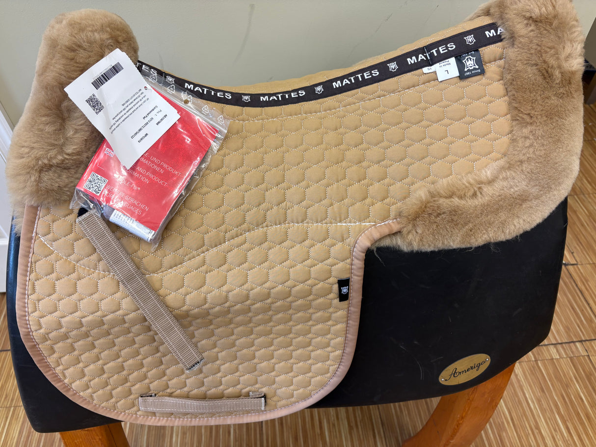 Mattes Platinum Contour Pad with Rear Trim and Bare Flaps - 651188-AP-SNBS