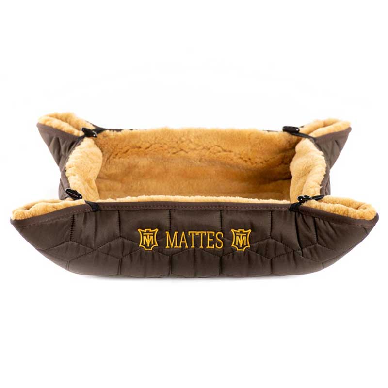 Mattes Dog Bed, Version 2 with Short Sheepskin Loft