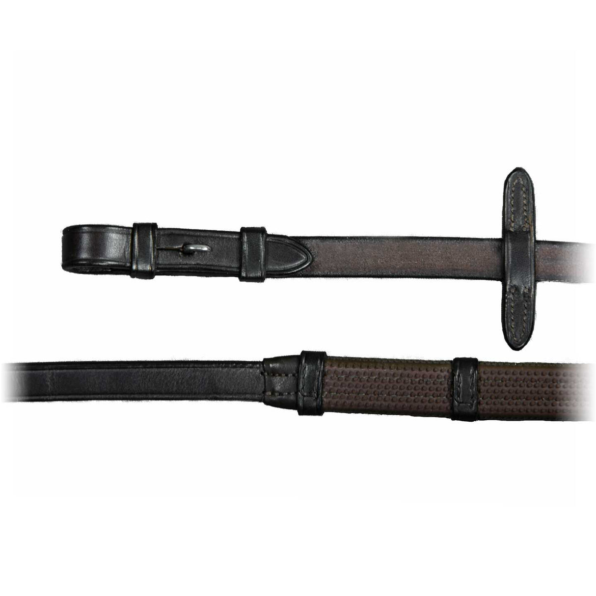 Vespucci Rubber Reins with Stops and Hookstuds