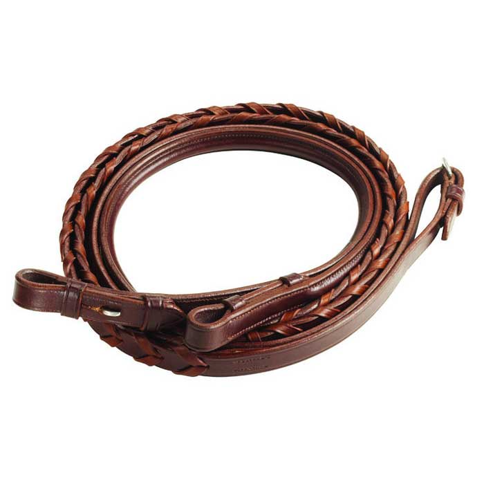 Square Raised Laced Reins, 66"