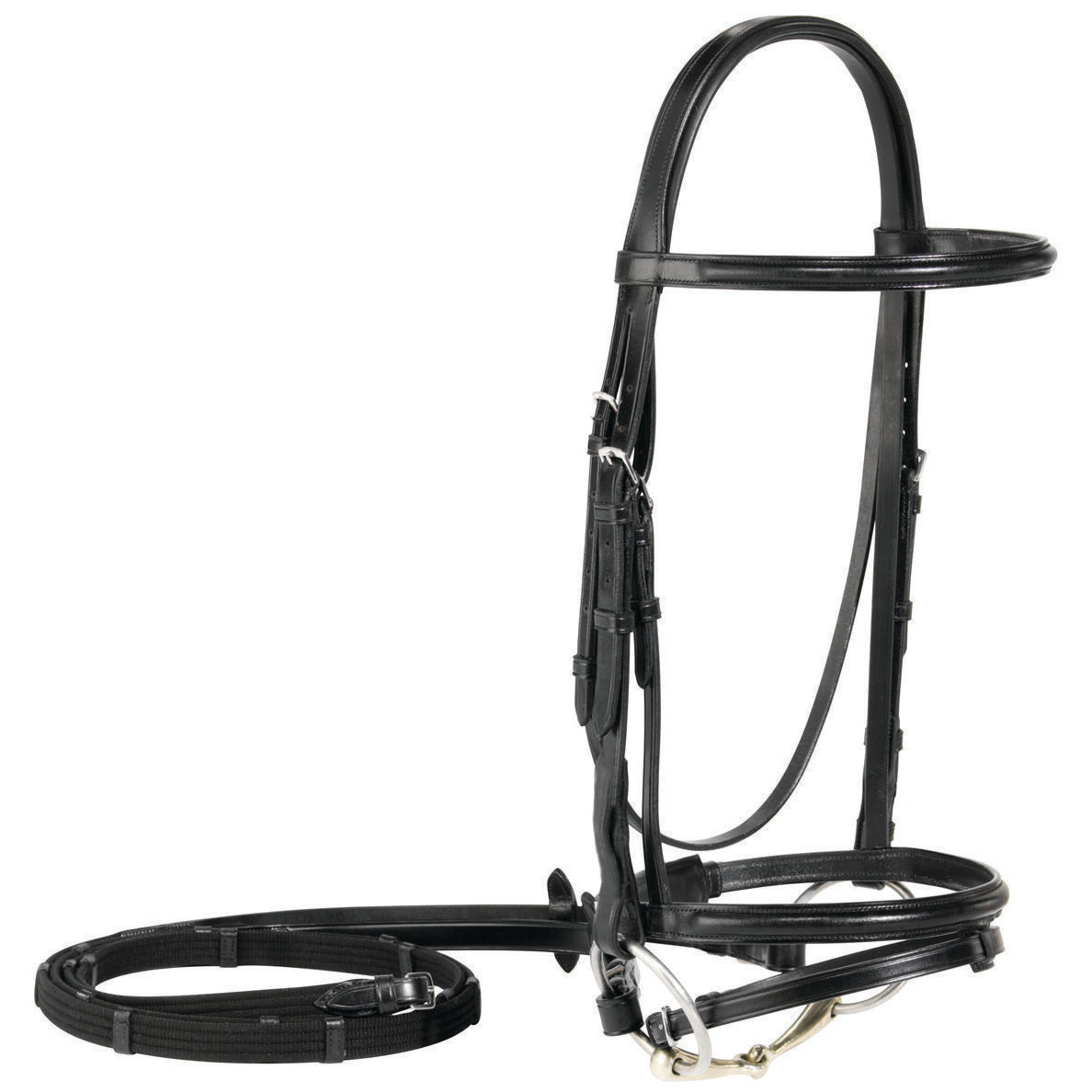 Plain Raised Dressage Bridle