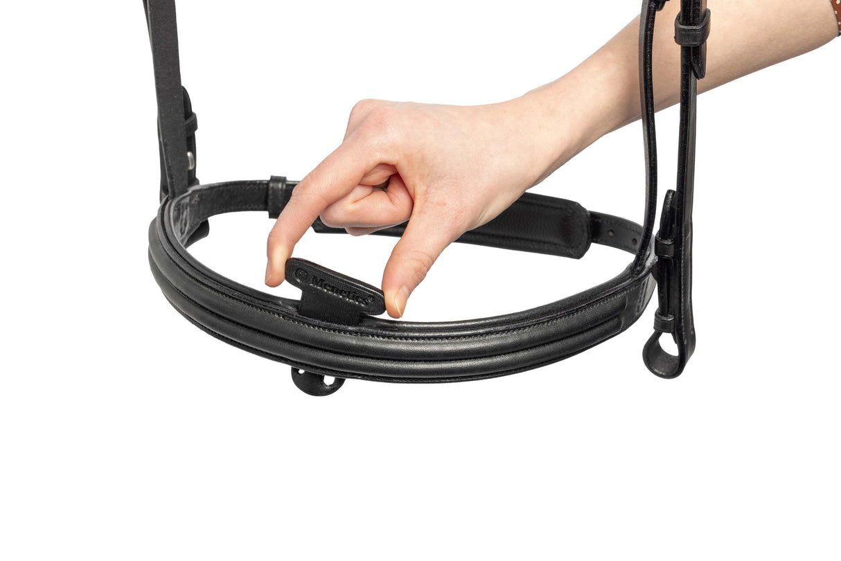 Menetics Dressage Snaffle Double Raised Bridle