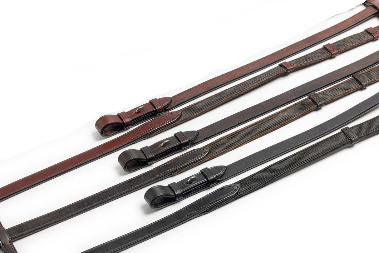 Menetics Slim Hand Grip Rubber Web Reins-Pony