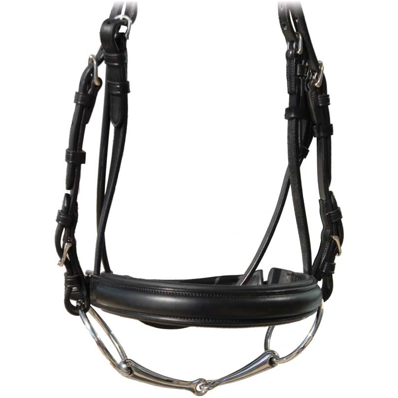 Plain Raised Noseband with Crank