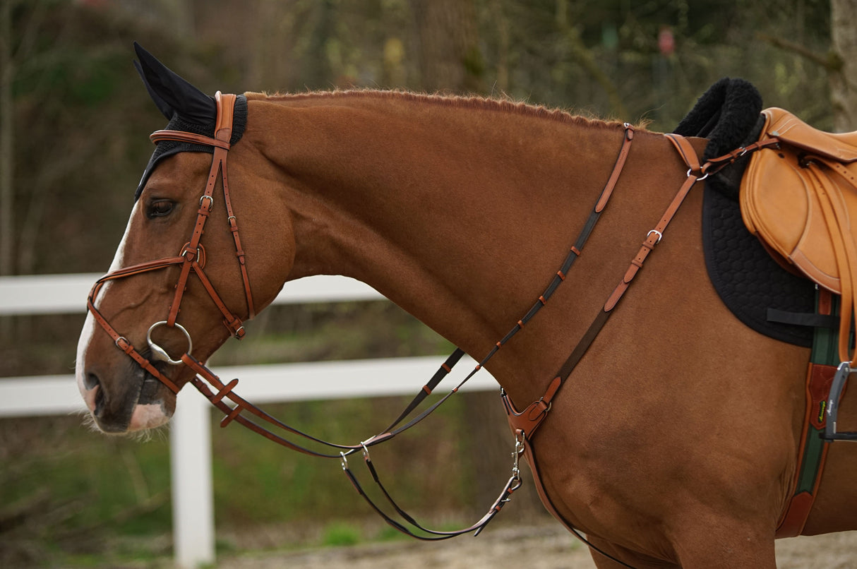 Menetics Breastplate with Running Martingale Attachment