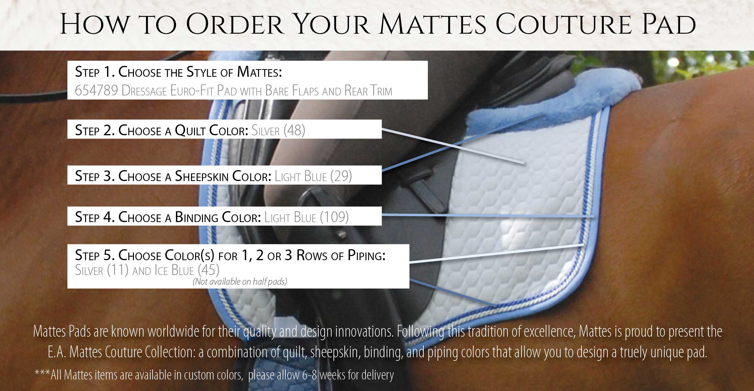 Mattes deals saddle pads